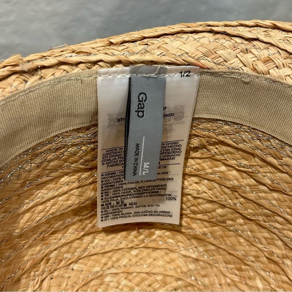 Gap Wicker Straw Hat - Picture 4 of 5